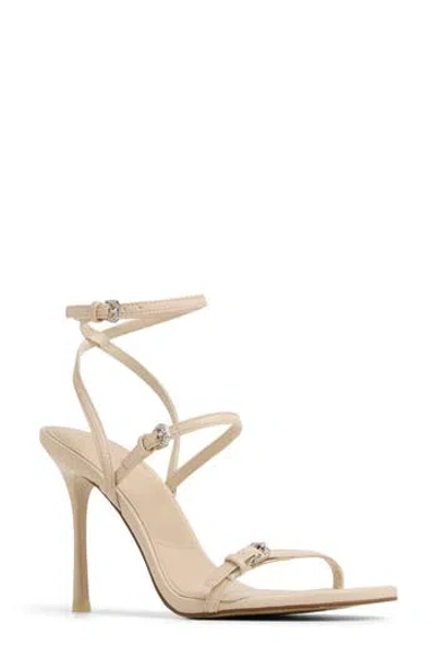 Aldo Jamielynn Ankle Strap Sandal In White