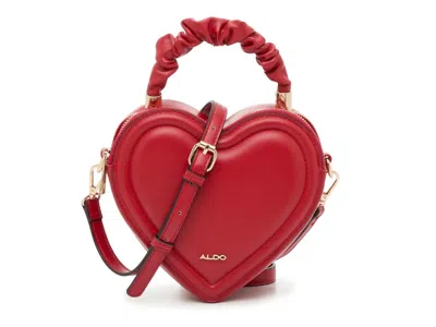 Aldo Javaberel Heart Satchel In Red