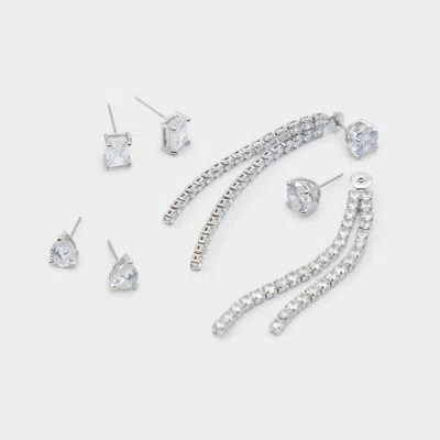 Aldo Javenalia In Silver/clear Multi In White