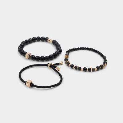 Aldo Justin In Black/gold Multi
