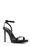 Aldo Kaathy Ankle Strap Platform Sandal In Black