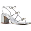 Aldo Kaeli Ankle Strap Sandal In Silver