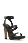 Aldo Kardy Ankle Strap Platform Sandal In Black