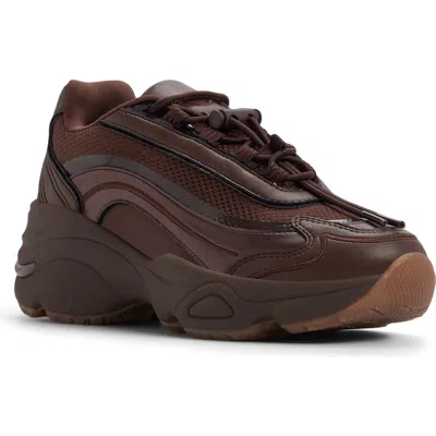Aldo Kitri Platform Sneaker In Brown