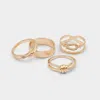 Aldo Knotta In Gold/clear Multi In Gold