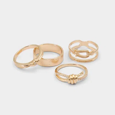Aldo Knotta In Gold/clear Multi
