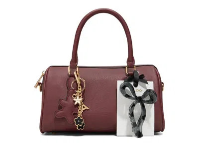 Aldo Knowsley Satchel In Burgundy