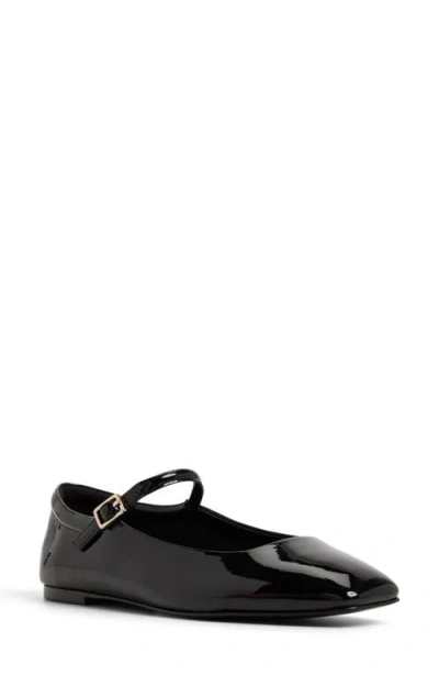 Aldo Kristyn Mary Jane Flat In Black