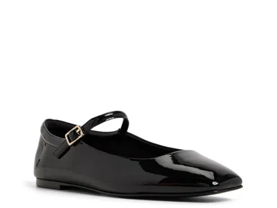 Aldo Kristyn Mary Jane Flat In Black