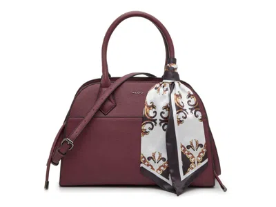 Aldo Kulindi Satchel In Burgundy