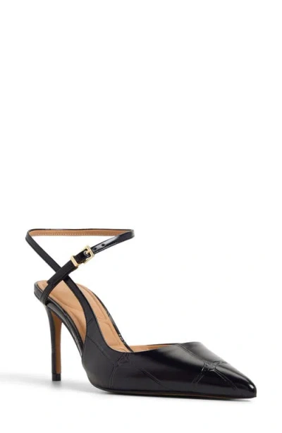 Aldo Kymmberly Ankle Strap Pointed Toe Pump In Black