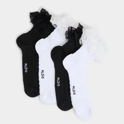 Aldo Lacefrills In White In Black