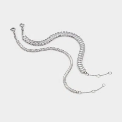 Aldo Lagodi In Silver/clear Multi In Metallic
