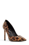 Aldo Lala Pointed Toe Pump In Animal Print