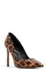 Aldo Lala Pointed Toe Pump In Animal Print
