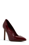 Aldo Lala Pointed Toe Pump In Red