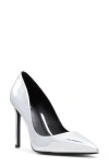 Aldo Lala Pointed Toe Pump In Silver
