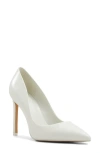 Aldo Lala Pointed Toe Pump In White