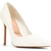 Aldo Lala Pointed Toe Pump In White