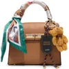 Aldo Larigodiaa Faux Leather Satchel In Brown