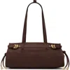 Aldo Lazaros Faux Leather Shoulder Bag In Brown