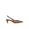 Aldo Leanah Genuine Calf Hair Pointed Toe Pump In Animal Print