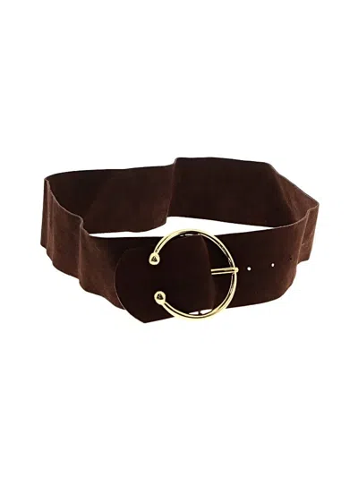 Pre-owned Aldo Leather Belt In Brown