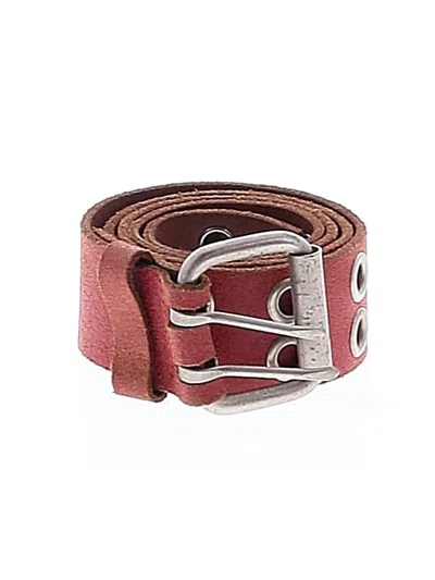 Pre-owned Aldo Leather Belt In Red
