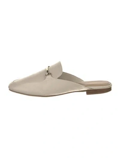 Pre-owned Aldo Leather Mules In Neutral
