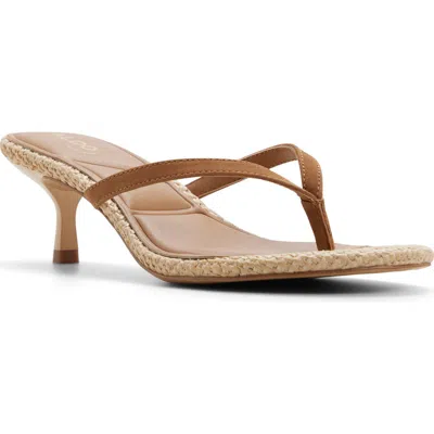 Aldo Lift Flip Flop In Brown