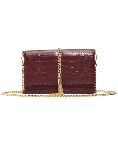 Aldo Lilitha Magnetic Snap Crossbody Bag In Burgundy