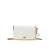 Aldo Fititalllx Diamond Quilted Faux Leather Crossbody Bag In White