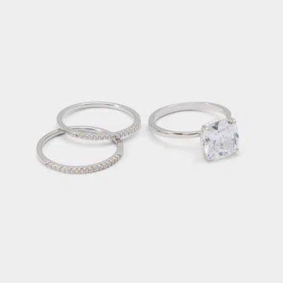 Aldo Lothoamas In Silver/clear Multi In Metallic
