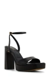 Aldo Lothon Ankle Strap Platform Sandal In Black