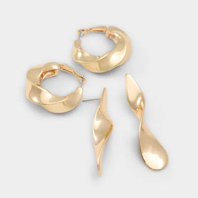 Aldo Lotie In Gold In Brown