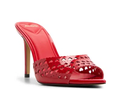Aldo Love Sandal In Red