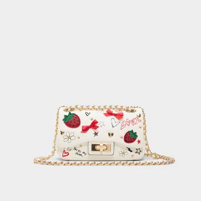 Aldo Lovebagg In White In Multi