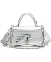 Aldo Lucenaax Synthetic Small Top Handle In Silver