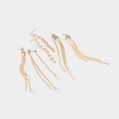 Aldo Luxeshine In Gold/clear Multi