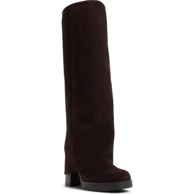Aldo Maeveh Knee High Boot In Brown