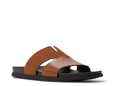 Aldo Marcelo Slide Sandal In Brown