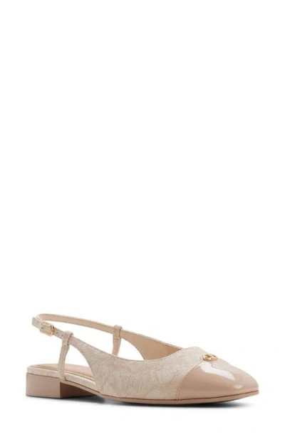 Aldo Maree Slingback Cap Toe Pump In Pink