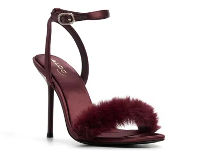 Aldo Marilou Sandal In Burgundy