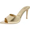 ALDO MARITA WOMENS FAUX LEATHER POINTED TOE SLIDE SANDALS