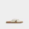 Aldo Marrin In Open Beige In White