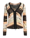 Aldo Martins Aldo Martin's Woman Cardigan Apricot Size 10 Viscose, Polyamide In Orange