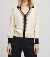 Aldo Martins Chambery Sweater In Cream/black In Multi