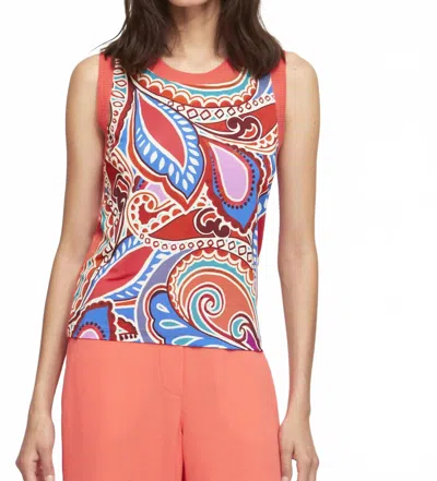 Aldo Martins Coral Print Tank In Pink