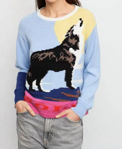 Aldo Martins Etna Wolf Sweater In Light Blue