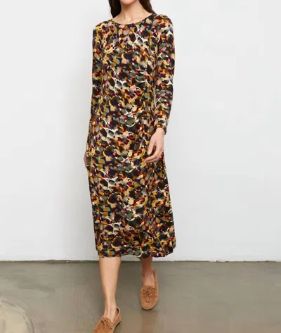 Aldo Martins Hera Printed Jersey Dress In Khaki In Multi